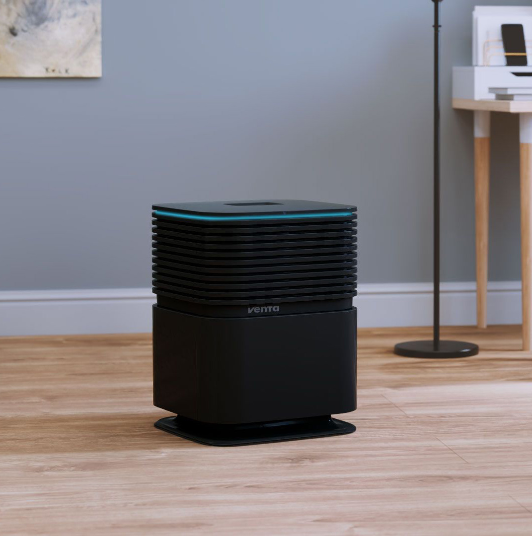 Увлажнитель-мойка воздуха Venta AeroStyle Compact AH735, черный до 70 кв.м